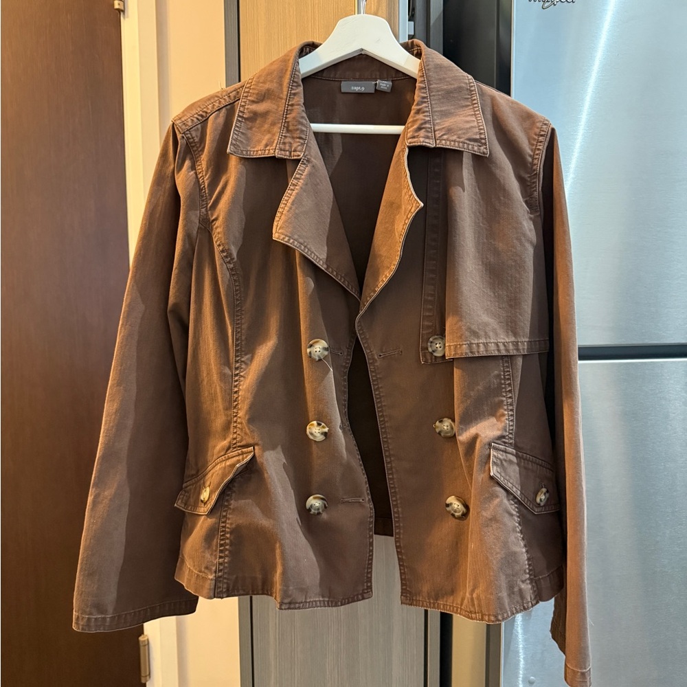 Apt. 9 Women's Utility Jacket in Rich Brown
